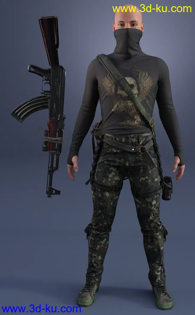 Dystopian HD Outfit Textures Expansion模型的图片9