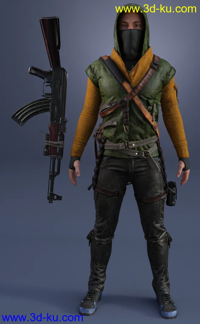 Dystopian HD Outfit Textures Expansion模型的图片10