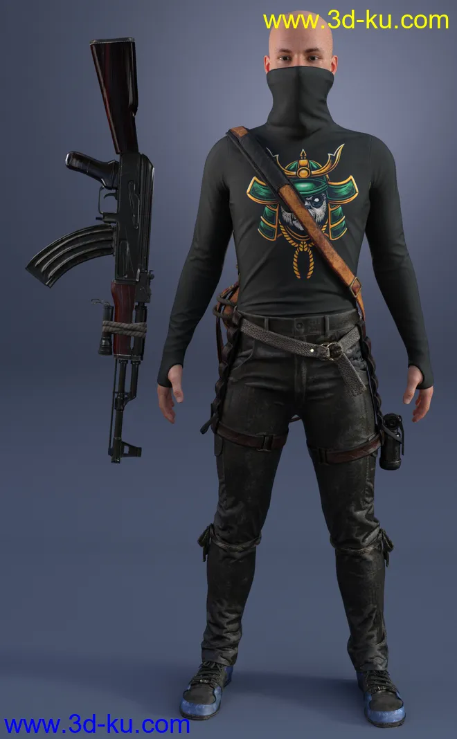 Dystopian HD Outfit Textures Expansion模型的图片11