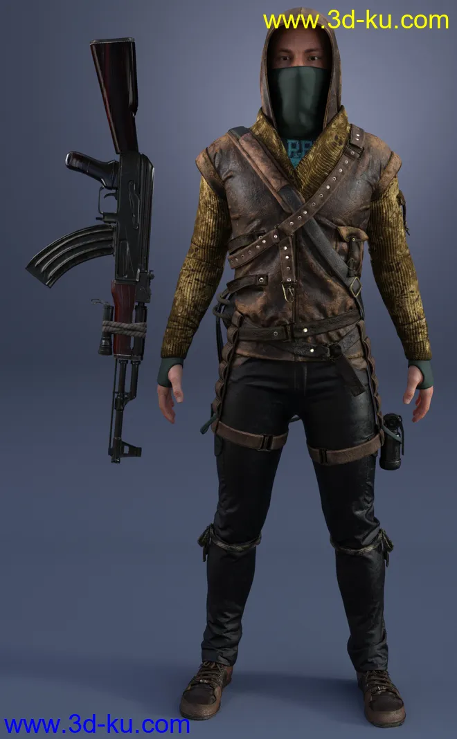 Dystopian HD Outfit Textures Expansion模型的图片12