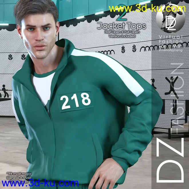 DZ G8M SGame Gamer Costume模型的图片1