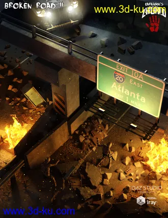 3D打印模型EArkham's ZWorld Broken Road II的图片