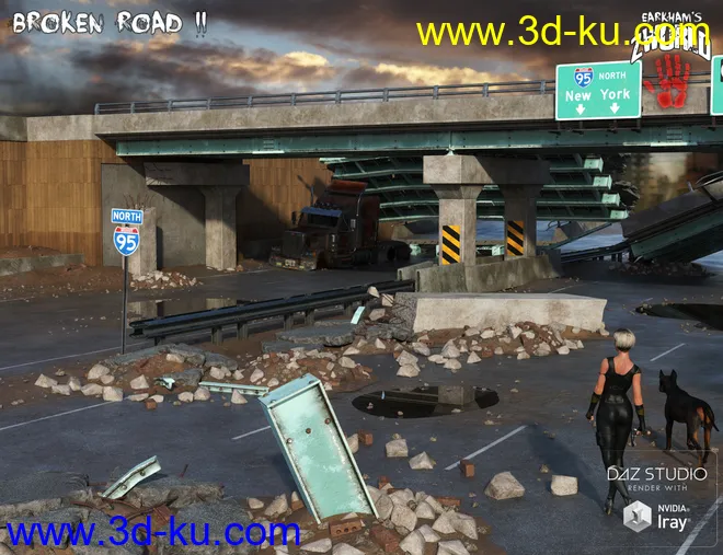 EArkham's ZWorld Broken Road II模型的图片2