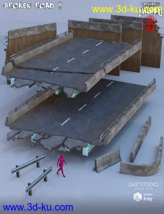 3D打印模型EArkham's ZWorld Broken Road II的图片