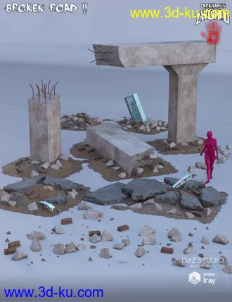 3D打印模型EArkham's ZWorld Broken Road II的图片