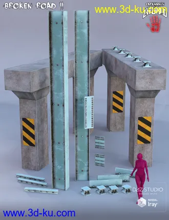 3D打印模型EArkham's ZWorld Broken Road II的图片