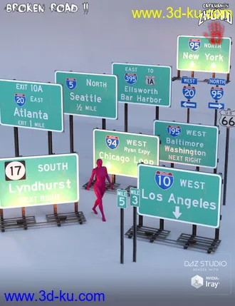 3D打印模型EArkham's ZWorld Broken Road II的图片