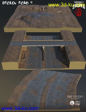 3D打印模型EArkham's ZWorld Broken Road II的图片