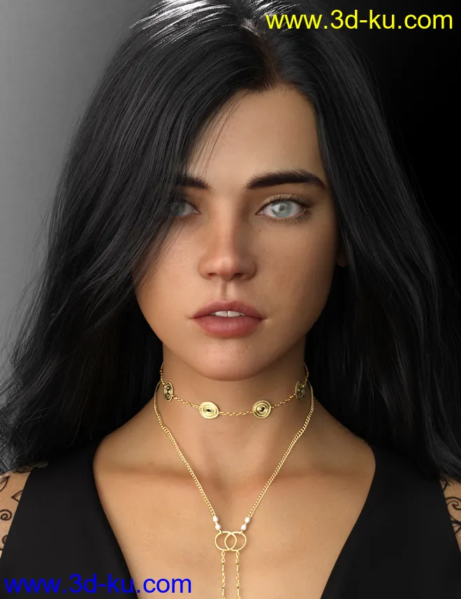 Echo HD for Genesis 8.1 Female模型的图片1