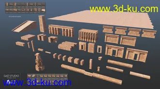 3D打印模型Egyptian Elements的图片