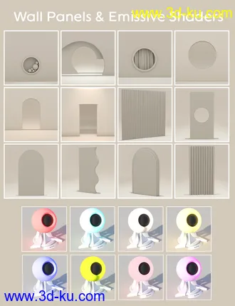 3D打印模型Elegant Display Props and Scenes的图片