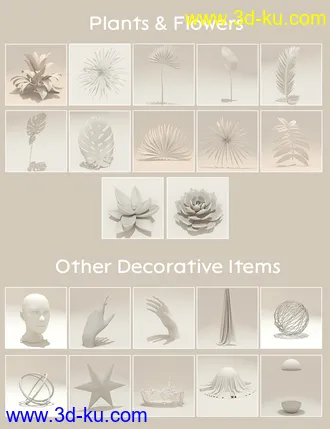 3D打印模型Elegant Display Props and Scenes的图片