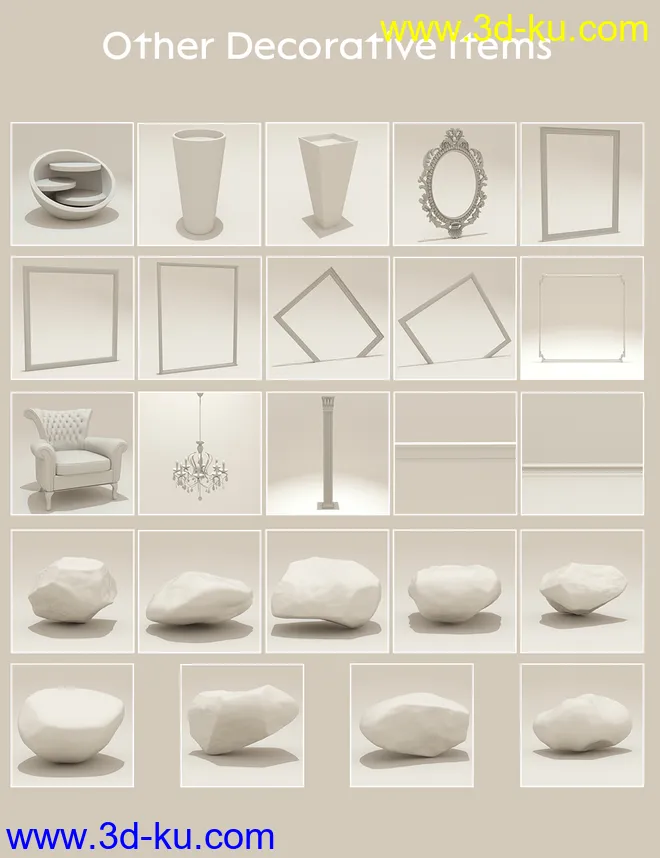 Elegant Display Props and Scenes模型的图片6