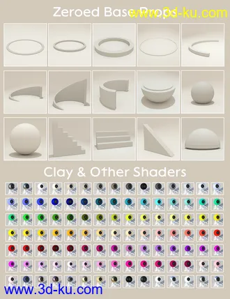 3D打印模型Elegant Display Props and Scenes的图片