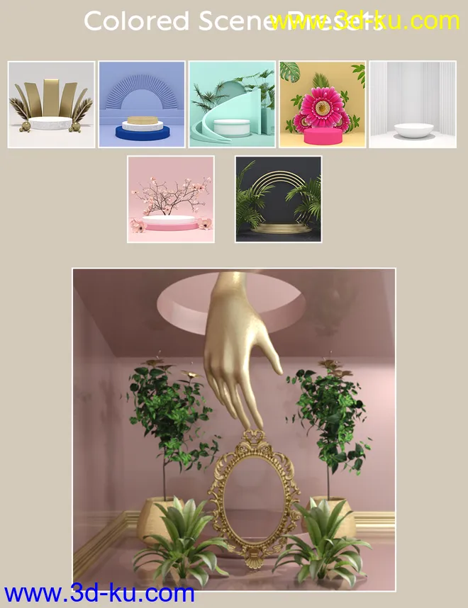 Elegant Display Props and Scenes模型的图片12
