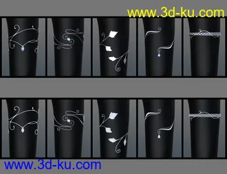 3D打印模型Elven Jewelry的图片