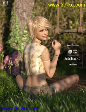 3D打印模型Endellion HD For Genesis 8 Female的图片