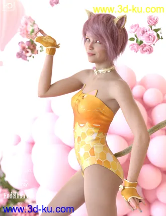 3D打印模型Endellion HD For Genesis 8 Female的图片