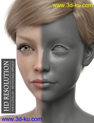 3D打印模型Endellion HD For Genesis 8 Female的图片