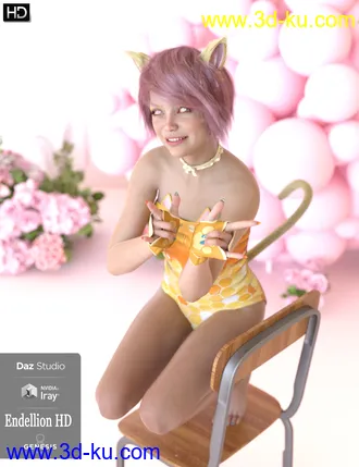 Endellion HD For Genesis 8 Female模型的图片7