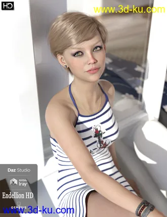 3D打印模型Endellion HD For Genesis 8 Female的图片
