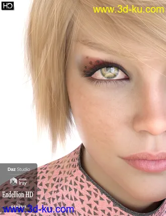3D打印模型Endellion HD For Genesis 8 Female的图片