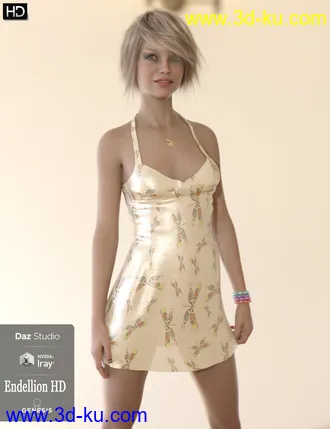 Endellion HD For Genesis 8 Female模型的图片13