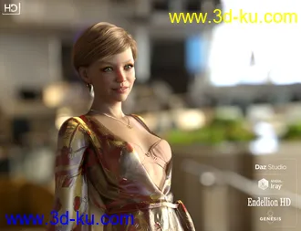 3D打印模型Endellion HD For Genesis 8 Female的图片