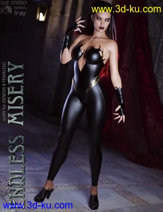 3D打印模型Endless Misery for Genesis 8 Females的图片