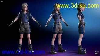 Esra HD Character, Hair and Outfit for Genesis 8 and 8.1 Male模型的图片9