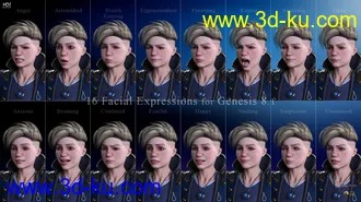 3D打印模型Esra HD Character, Hair and Outfit for Genesis 8 and 8.1 Male的图片