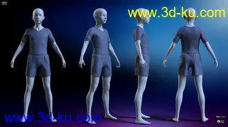 3D打印模型Esra HD Character, Hair and Outfit for Genesis 8 and 8.1 Male的图片