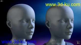 3D打印模型Esra HD Character, Hair and Outfit for Genesis 8 and 8.1 Male的图片