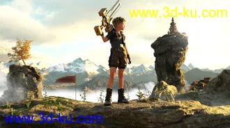 3D打印模型Esra HD Character, Hair and Outfit for Genesis 8 and 8.1 Male的图片