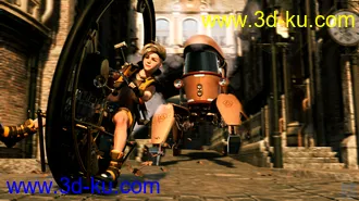 3D打印模型Esra HD Character, Hair and Outfit for Genesis 8 and 8.1 Male的图片