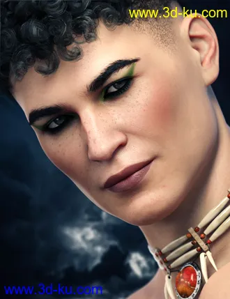 3D打印模型Everyday Makeup for Genesis 8 Males的图片