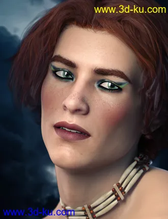 3D打印模型Everyday Makeup for Genesis 8 Males的图片
