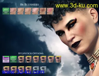 3D打印模型Everyday Makeup for Genesis 8 Males的图片