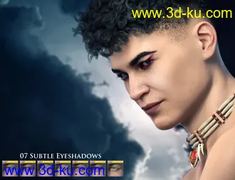3D打印模型Everyday Makeup for Genesis 8 Males的图片