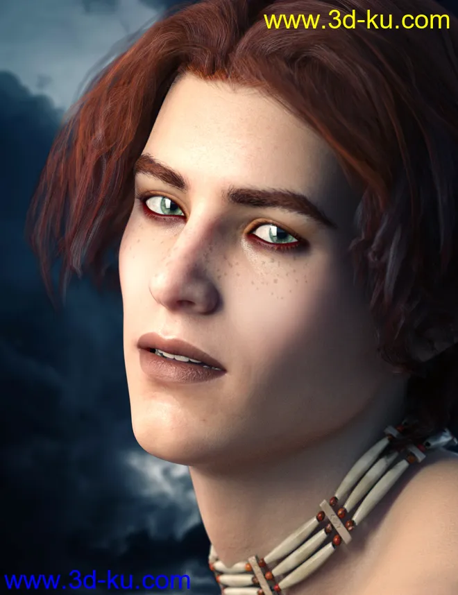 Everyday Makeup for Genesis 8 Males模型的图片8