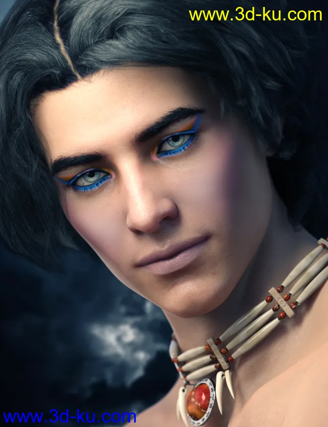 Everyday Makeup for Genesis 8 Males模型的图片11