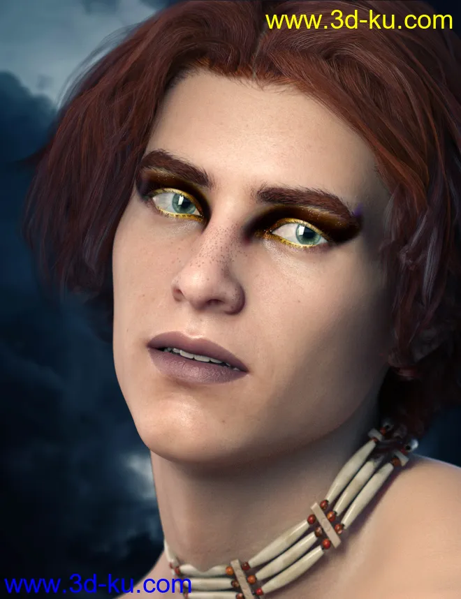Everyday Makeup for Genesis 8 Males模型的图片12