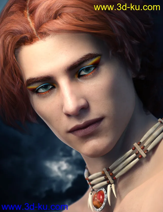 Everyday Makeup for Genesis 8 Males模型的图片13