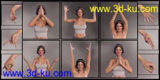 3D打印模型Everyday Yogi Poses for Genesis 8.1 Female的图片