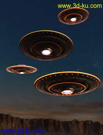 3D打印模型Extraterrestrial Flying Saucer的图片