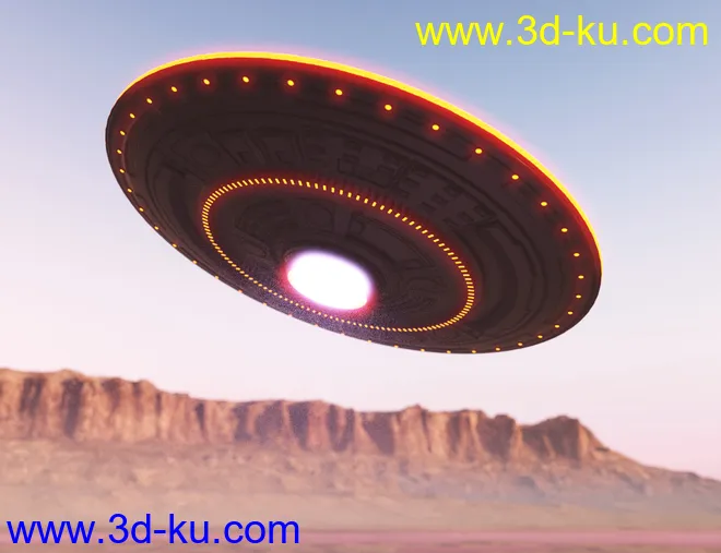 Extraterrestrial Flying Saucer模型的图片3