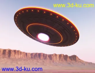 3D打印模型Extraterrestrial Flying Saucer的图片