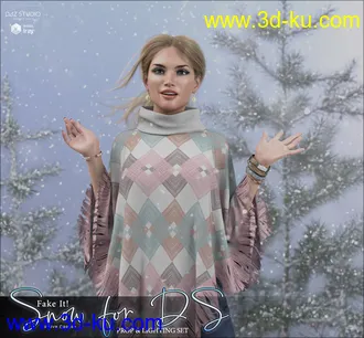 3D打印模型Fake It! Snow for DS的图片