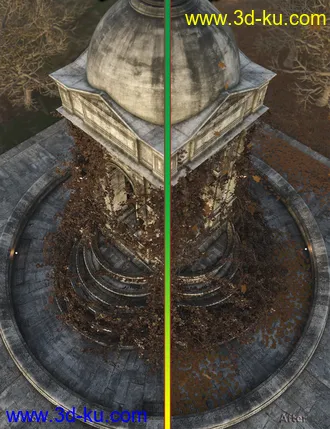 3D打印模型Fallen Leaves - Scatters and Drifts for Daz Studio的图片