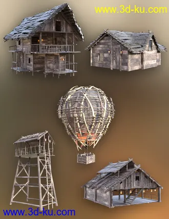 3D打印模型Fantasy Structures的图片